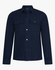 CAVALLARO OVERSHIRT ZEDENIO DARK BLUE MELANGE