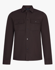 CAVALLARO OVERSHIRT ZEDENIO DARK BROWN MELANGE