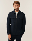 CAVALLARO OVERSHIRT ZERINO JACKET DARK BLUE