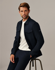 CAVALLARO OVERSHIRT ZERINO JACKET DARK BLUE