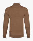 CAVALLARO PULLOVER MERINO HALF ZIP TRUI CAMEL