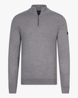 CAVALLARO PULLOVER PALIO HALF ZIP TRUI MID GREY MELANGE