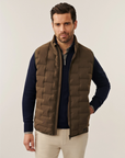 CAVALLARO BODYWARMER CORRADO BROWN