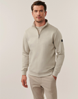 CAVALLARO SWEATER MARCIO HALF ZIP DARK KIT