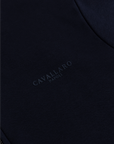 CAVALLARO SWEATER DIAGONO HALF ZIP DARK BLUE