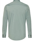 PURE H. TICO OVERHEMD THE FUNCTIONAL SHIRT PLAIN LIGHT GREEN