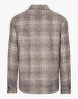 CAVALLARO OVERSHIRT SELVONI CHECK TAUPE