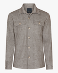 CAVALLARO OVERSHIRT ARCETRI DARK TAUPE