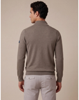 CAVALLARO PULLOVER PALIO HALF ZIP TRUI TAUPE
