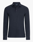 CAVALLARO POLO CAMICIA DARK BLUE MELANGE