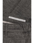 NORTH84 PANTS PRESTIGE CHINO GREY CHECKERED