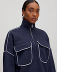 EDITED SWEATER IMANI NAVY