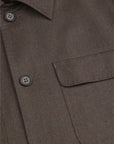 CAVALLARO OVERSHIRT LENNO LUXE DARK TAUPE
