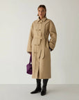 LAAGAM JAS ANTWERP TRENCHCOAT CAMEL