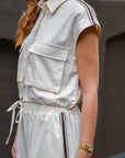 A-VIEW PANTS SIXT STRIPE SAND