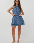 STUDIO AMAYA JURK JOLE DRESS DENIM BLUE