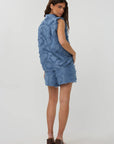 STUDIO AMAYA SHORT SOFIA DENIM BLUE
