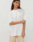 STUDIO AMAYA T-SHIRT STEF SHIRT WHITE