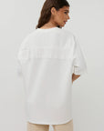 STUDIO AMAYA T-SHIRT STEF SHIRT WHITE