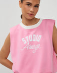 STUDIO AMAYA SPORTSWEAR TOP AMOUR PINK