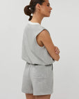 STUDIO AMAYA SPORTSWEAR TOP AMOUR GREY