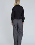 A-VIEW BLOUSE ANDRINE SHIRT BLACK