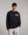 AEDEN SWEATER ARIS LONGSLEEVE TEE BLACK