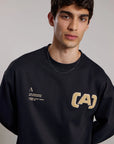 AEDEN SWEATER ARIS LONGSLEEVE TEE BLACK