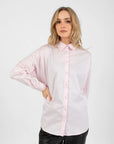 COSTER COPENHAGEN BLOUSE BOXY CLASSIC SHIRT POWDER ROSE