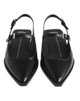 BRONX DAMESSCHOENEN LAUR-YNN SLINGBACK LOW BLACK