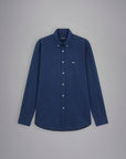 PAUL & SHARK OVERHEMD COTTON DENIM SHIRT BLUE JEANS