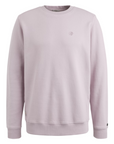 CAST IRON SWEATER R-NECK REGULAR FIT TWILL IRIS