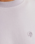 CAST IRON SWEATER R-NECK REGULAR FIT TWILL IRIS