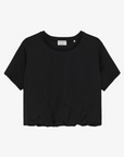 CATWALK JUNKIE T-SHIRT WITH ELASTIC RELAXED FIT BLACK