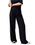 CATWALK JUNKIE PANTS STRAIGHT LEG TAILORED PINSTRIPE BLACK