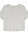 CATWALK JUNKIE T-SHIRT TUCK-IN EFFECT LIGHT GREY MELANGE