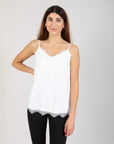 CC HEART BY COSTER COPENHAGEN TOP ROSIE LACE OFF WHITE