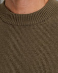 CAST IRON PULLOVER MOCK NECK SOFT BLEND CROCODILE