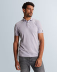 CAST IRON POLO SLIM FIT FINE PIQUE ESSENTIAL COSMIC SKY