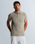 CAST IRON POLO SLIM FIT FINE PIQUE ESSENTIAL DRIED SAGE