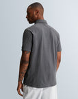 CAST IRON POLO REGULAR FIT JACQUARD JERSEY TURBULENCE