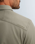 CAST IRON OVERHEMD TWILL JERSEY 2 TONE DRIED SAGE