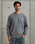 CAST IRON SWEATER R-NECK RELAXED FIT STORMY WEATHER