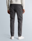 CAST IRON PANTS CYLAS TAPERED FIT CHINO MEGDA POWER BLACK SAND