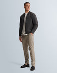 CAST IRON CHINO CYLAS TAPERED FIT YARN DYE ALUMINIUM