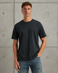 CAST IRON T-SHIRT R-NECK REGULAR FIT INTERLOCK SEA STORM