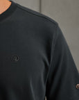 CAST IRON T-SHIRT R-NECK REGULAR FIT INTERLOCK SEA STORM