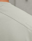 CAST IRON T-SHIRT R-NECK REGULAR FIT INTERLOCK PURITAN GRAY