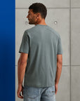 CAST IRON T-SHIRT R-NECK REGULAR FIT INTERLOCK STORMY WEATHER