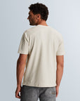 CAST IRON T-SHIRT REGULAR FIT TWILL JERSEY PRINT WHITE ONYX